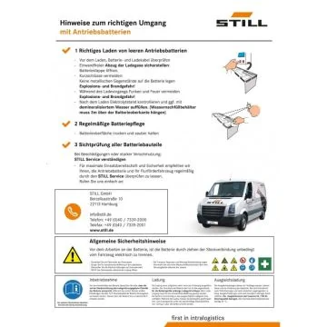 Sicherer Umgang mit Antriebsbatterien